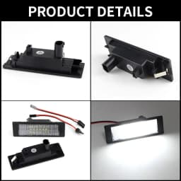 LED Number License Plate Lights FOR BMW 1 6 Series E81 E87 F20 F21 E63 E64 F06 F12 F13 Z4 E85 E86 Coupe Hatchback 63267193294