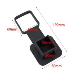 Trailer Hitch Receiver Cover Plug Rubber Tow Plug Tube Cap Protector for Mercedes Toyota Jeep Ford Chevrolet RAM Dodge
