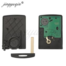 jingyuqin for Renault Megane Ill Scenic Ill Laguna Fluence 2008-2016 Car Remote Key ID46 PCF7941 4BT No-KeylessGo +Emergency Key