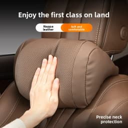 Car Seat Headrest Universal Travel Rest 3D Neck Pillow Protect Neck Soft Fluffy Comfortable Neck Rest Car Accessories