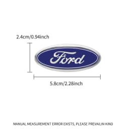 Car Styling Steering Wheel Center Emblem Sticker Center Cover For Ford Fiesta Mondeo Explorer Escape Shelby Fusion Mk5 Mk7 Kuga