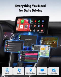 Ottocast Mini Core Wireless CarPlay & Android Auto Adapter 2in1 Fast Connect Dongle Plug & Play USB Auto Reconnect WiFi 6 BT5.4