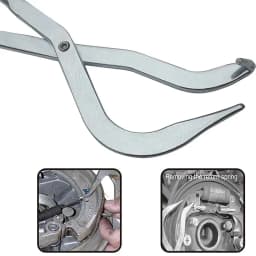 Brake Shoe Return Spring Plier 31cm Drum Brake Spring Remover Installer Tool Chrome Plated Steel High Strength Brake Repair Tool