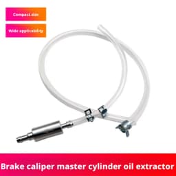 1Pcs Brake Fluid Bleeder Hose with One-Way Non-Return Check Valve Auto Car Vehicle Motorcycle Brake Clutch Bleeder Hose Pipe Kit