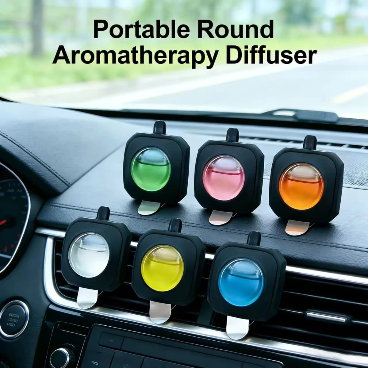 Car aroma essential oil automatic air outlet adjustable size, air fresh and long-lasting fragrance, wardrobe, bathroom