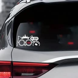 Princess Donut Car Window Decals, Dungeon Crawl Car Decals, Vinyl Stickers for Car Window Decoration, Car Decoration