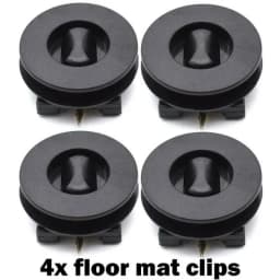 New 4Pcs Black Anti-Slip Car Floor Mounting Clamps Carpet Mats Fixing Clips Floor Holders Sleeves Universal Interior Accessories