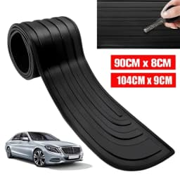 Universal Rear Bumper Guard PVC Rubber Protector Strip Car Trunk Door Sill Plate Protector For Bumper Reinforcement Decoration