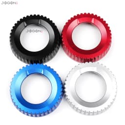 Aluminum Alloy Car Trim Ring Center Console Gear Shift Controller Knob Cover For Kia Sportage NQ5 EV6 Seltos Niro Interior Decor