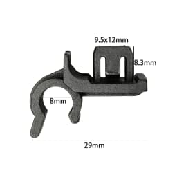 10Pcs Universal Car Bonnet Hood Holder Clip Nylon Plastic High Quality Rod Support Durable Grommet Stay Clamp