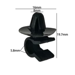 10Pcs Universal Car Bonnet Hood Holder Clip Nylon Plastic High Quality Rod Support Durable Grommet Stay Clamp