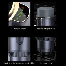 Summer Car Rapid Cooling Cup Essential For Iced Drinks Dual Heating And Cooling Use All Season Universal Portable Mini Fridge
