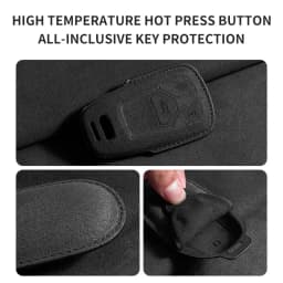Car Key Case Cover For Audi A1 A3 8P A4 B9 A5 A6 C7 8S A7 A8 Q3 Q5 Q7 4M S4 S5 S6 S7 S8 RS3 RS6 SQ5 TTS Car Keychain Accessories