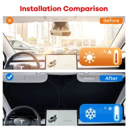 For Tesla Model Y YL 3 Highland Juniper 2017-2025 2026 Car Sun Shade Front Window Shade Visor Glass Roof Skylight UV Protection