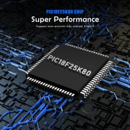 Super Mini ELM327 Bluetooth V1.5 Auto Code Reader Dual PCB Works with Android Symbian 2Layer Hardware PIC18F25K80 Chip