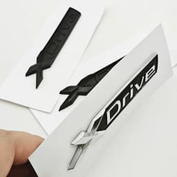 NEW 3D ABS Car Sticker Logo Xdrive Emblem Trunk Badge Nameplate X Drive For BMW Xdrive 320d 320i 530d 525d E60 G20 Accessories