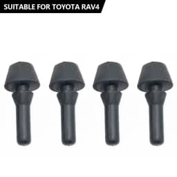 4Pcs Armrest Rubber Buffer Cushion Pad, Center Console Storage Box Bumper for Toyota RAV4 Avensis T250 Camry XV20 XV40