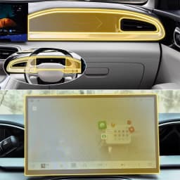 for Geely EX2 2025 2026 Car Interior Center Console Clear Protective TPU Film Anti Scratch Pre-cut PPF Sticker Auto Accessories