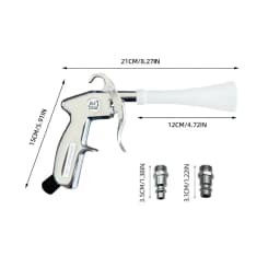 Tornado Dry Cleaning Gun with Brass Adjustable Air Flow Nozzle,Air Blower Gun Quickly Blasts Dirt and Dust