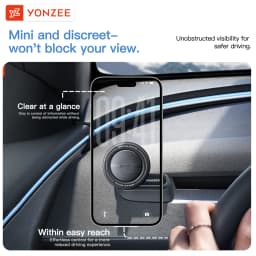 YZ Magnetic Silicone Phone Holder Fit Tesla Model YL Y 3 Juniper Highland Anti-Shake Strong Magnet for iphone 17 16 15 Car Mount