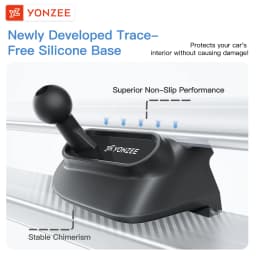 YZ Magnetic Silicone Phone Holder Fit Tesla Model YL Y 3 Juniper Highland Anti-Shake Strong Magnet for iphone 17 16 15 Car Mount