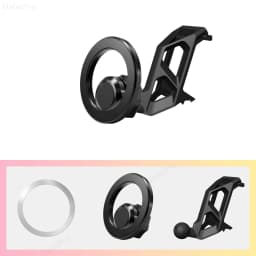 Custom Fit for Audi Q5 SQ5 2018-2023 2024 Magnetic Phone Mount Airflow Cooling Phone Holder 360° Swivel Dashboard Holder Base
