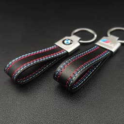 Women Man Leather M Sport Logo Luxury Car Keychain for BMW E39 E46 E60 E61 E90 E91 E30 E60 G20 G30 X1 X2 X3 X4 X5 X6 X7 M3 M5