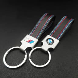 Women Man Leather M Sport Logo Luxury Car Keychain for BMW E39 E46 E60 E61 E90 E91 E30 E60 G20 G30 X1 X2 X3 X4 X5 X6 X7 M3 M5