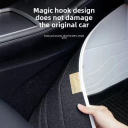 Center Console Side Protector with Rear AC Kick Mat for Tesla Model Y/ 3/YL Juniper Anti Scratch Wearproof Durable Cover