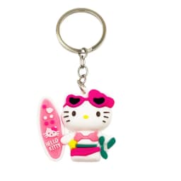 Creative Multi-style 3D Hello Kitty Soft Rubber Figure Car Keychain, Cute Girly Bag Charm Small Holiday Gift for Best Friends