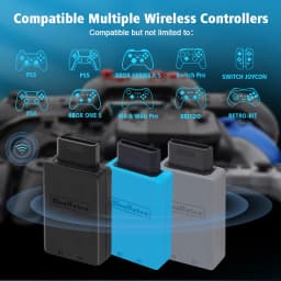 RetroScaler Blueretro Wireless Controller Adapter for Saturn Console to PS4 PS5 Switch Pro Switch Joycon Xbox One S Controller