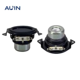AUIN 2 pcs 1.75 Inch 4 Ohm 30 W HIFI Full Range Speaker Double Neodymium Magnetic Long Stroke Bass Waterproof DIY Home Theater