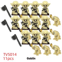 11pcs Medieval Elf Rohan Soldiers Guard Army Lotr Action Dolls Mini Building Blocks Assembly Building Blocks MOC Children's Gift