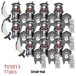 11pcs Medieval Elf Rohan Soldiers Guard Army Lotr Action Dolls Mini Building Blocks Assembly Building Blocks MOC Children's Gift