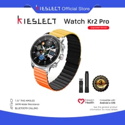 Kieslect Kr2 Pro Smart Watch 3ATM 1.6' FHD AMOLED Display with AOD Dual Core Triple Speed 2.5D GPU Super Dynamic Calling Watch