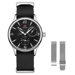 Seagull Mens 1963 Pilot Watch 40mm ST1780 Automatic Mechanical Movement Sapphire Crystal Retro Style Water Resistant 50m