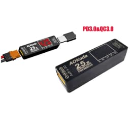 AOKoda XT60 to PD3.0 Lipo Battery Quick Charger Overload Protection Short Circuit Protection For Smartphone Tablet PC DIY Part