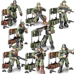 World War Army Military Soldiers SAWT Soldiers Special Force DIY Model Building Blocks Bricks Children'S Toys