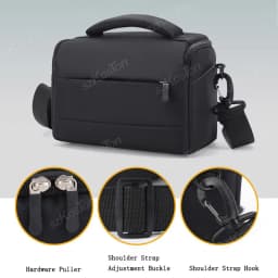 DSLR Camera Bag Handbags Nylon Shoulder Bag Camera Case Portable Cameras Bag for Sony Nikon Canon Panasonic Fuji SLR Camera