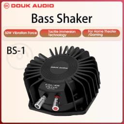 Douk Audio High Power Tactile Bass Shaker 50Watt Subwoofer Transducer for Home/Car Theaters