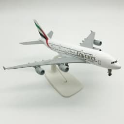 Plane Model Airbus A380 20cm Aircraft Model Emirates Metal Replica Alloy Material Aviation Simulation Airplanes Decoration
