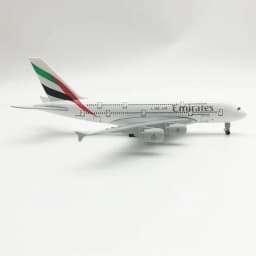 Plane Model Airbus A380 20cm Aircraft Model Emirates Metal Replica Alloy Material Aviation Simulation Airplanes Decoration