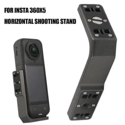 Horizontal-vertical L-shaped Bracket for Insta360 X5 Quick-release Mount with 1/4 Interface for Insta360 X5/X4/X3 Accessories