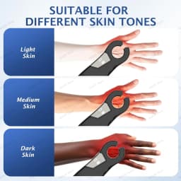AiQUE Vein Locator with Storage Case Portable Medical Vein Finder Machine Nurse Injection Helper Handheld Emergency Vein Viewer