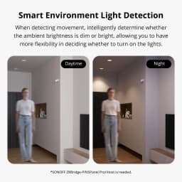 SONOFF SNZB-03P ZigBee Motion Sensor Smart Light Detection Motion Trigger Alarm Work with ZBBridge via EWeLink APP Alexa Google