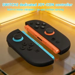 for Joy Con Controller for Nintendo for Switch 2 NS2 Magnetic Motion 9-Axis Gyro One-Key Wake Up Wireless Gamepad
