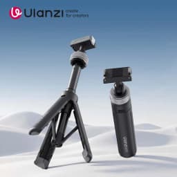 Ulanzi MT95 Portable Mini Tripod Selfie Stick for DJI Osmo Action 6/Nano 5/4/3 for Insta360 X5/X6 for Gopro Tripod for Vlog