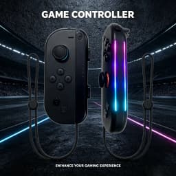 For Wireless Joycon for Nintendo Switch, 6-Axis Gyro,with RGB Light Effect, Turbo, Vibration, Remote Gamepad Game accessories