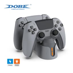 DOBE Double Charging Dock TP5-1501X for PS5 Handle with Dual-color Charging Indicator Light & Charing Cable