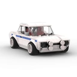 MOC MK1 Escort Building Blocks Super Sports Vehicle Cars Bricks Set DIY Model Assembly Toys For Boy Gift
